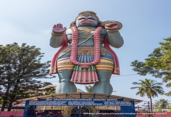 AGARA ANJANEYA SWAMY TEMPLE with 102-feet tall Hanuman idol