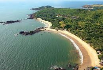 OM BEACH: Resembles the symbol of "Om", Top Attraction of Gokarna